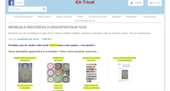 Desktop Screenshot of kit-tricot.com